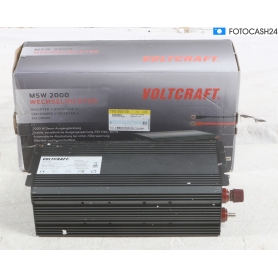 Voltcraft MSW 2000-24-G Wechselrichter Sinuswandler Schraubklemme Schutzkontakt-Steckdose silber (287481)