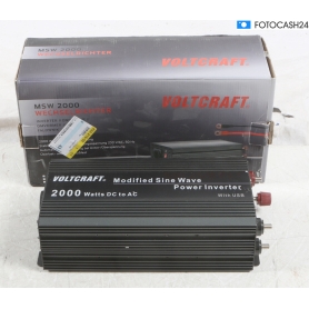 Voltcraft MSW 2000-24-G Wechselrichter Sinuswandler Schraubklemme Schutzkontakt-Steckdose silber (287490)