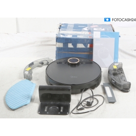 Midea Europe M7 pro Saug-und Wischroboter Vibrationswischen 2 Wassertanks App gesteuert fernbedienbar schwarz (287523)
