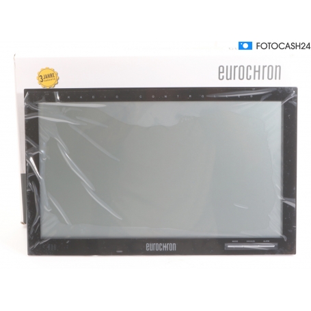 Eurochron EFWU Jumbo 100 Funk Wanduhr Küchenuhr digital mit Temperatur 37x23x3cm schwarz (287591)