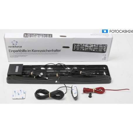 Renkforce SB-E17 kabelgebundene Einparkhilfe Rückfahrwarner Parksystem Heckmontage schwarz (287601)