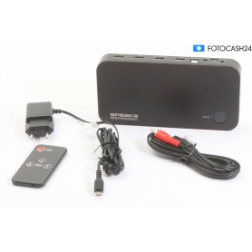 SpeaKa Professional SP-HDA-510 Video-Audiokonverter Audioadapter Extraktor HDMI-Umschalter schwarz (287621)
