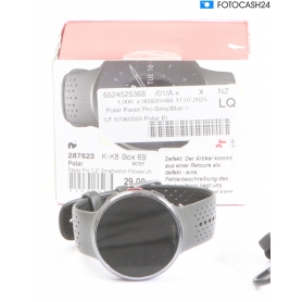Polar Pacer Pro 1,2" Smartwatch Fitness-Uhr Sportuhr Pulsmessung 45mm S/L carbon grau (287623)