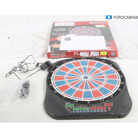 Bull "s Flash RB-Sound LED Elektronik-Dartboard Dartscheibe 8 Spieler schwarz (287679)