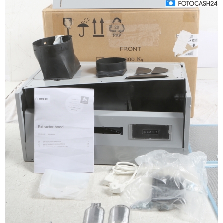 Bosch DEM63AC00 Serie 2 Zwischenbauhaube, 60 cm breit, Ab-/Umluft, silber (287775)