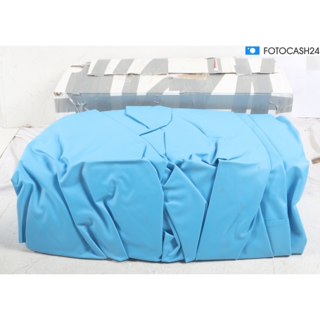 BWT 42554 Poolfolie für Rundbecken, ohne Biese, Stärke 0,60mm, Ø 460x125cm, blau (287777)