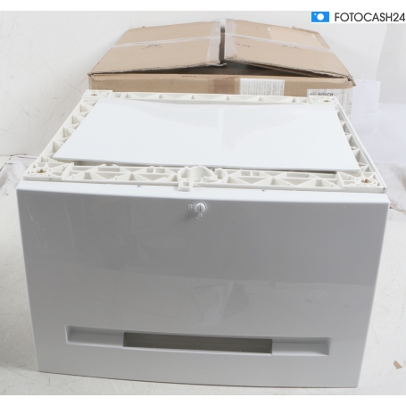 Bosch WTZPW20D Universalpodest mit Aufbewahrungsschublade für Trockner (288076)
