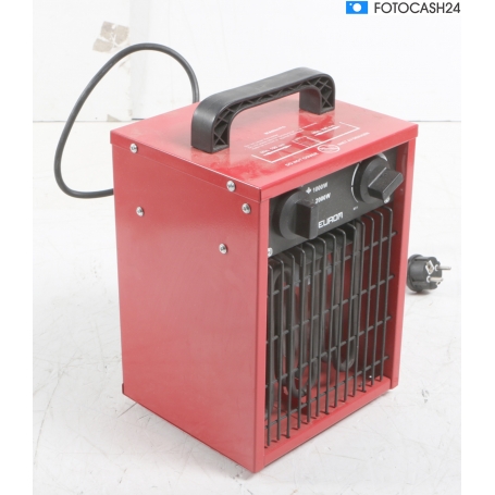 Eurom EK Fanheat 2000 Werkstattheizung Heizung Heizgerät 2000W elektrisch rot (287087)