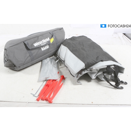 Westfield Windschutz-Erweiterung Narvi, aufblasbar, 150x130cm, grau (288029)