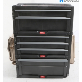 Keter Werkzeugwagen mit 7 Schubladen Schwarz (283206)