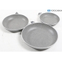 Ballarini Click & Cook Gratinium Pfannenset, 3-teilig, anthrazit/dunkelgrau (287386)