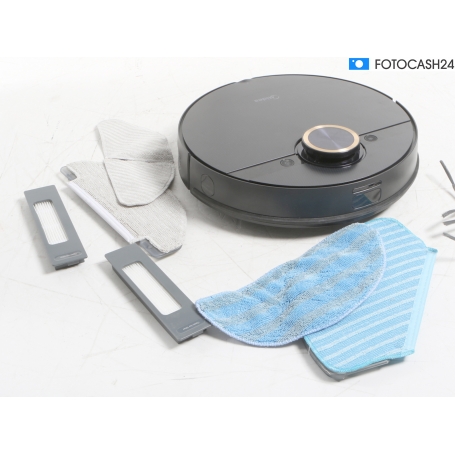 Midea Europe M7 pro Saug-und Wischroboter Vibrationswischen 2 Wassertanks App gesteuert fernbedienbar schwarz (287680)