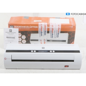 SHX SHX501HEAT2023 Elektro Wandheizung Heizlüfter Heizgerät 2000W 30m² Fernsteuerung Festmontage weiß (287688)