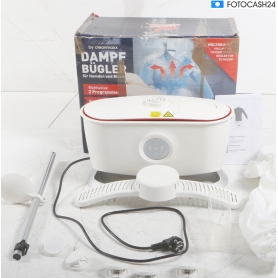 cleanmaxx Hemdenbügler Bügeleisen Dampfbügelstation Touch Display Timer 1800W weiß silber (288660)