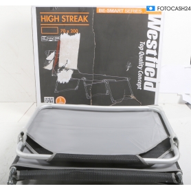 Westfield Be-Smart Highstreak Relaxliege Dreibeinliege Sonnenliege Camping Terrasse Garten anthrazit (288670)