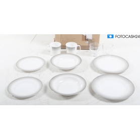 Brunner Melamin-Geschirr-Set Essgeschirr Teller Becher 16tlg. Camping Wohnwagen Wohnmobil (288684)