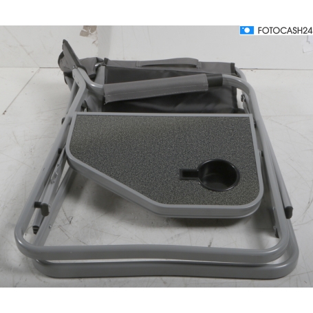 Coleman Deck Chair Regiestuhl mit Seitenablage, grau (288753)