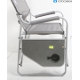 Coleman Deck Chair Regiestuhl mit Seitenablage, grau (288755)