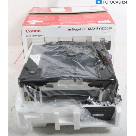 Canon Maxify GX5050 Farb-Tintenstrahl-Drucker Tintentank-System nachfüllbar Duplex WLAN LAN weiß (288907)
