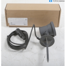 Bega 85009K3 Gartenscheinwerfer mit Erdspieß, IP 65, 3000K, schwarz (288923)