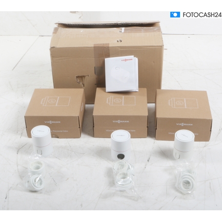 Viessmann ViCare Heizkörperthermostat Erweiterungs-Paket Radiator M, weiß (ZK05394) (288930)