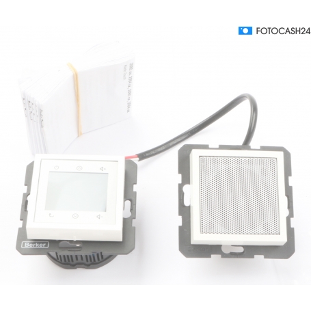 Berker 30808989 Radio Touch m.LS DAB+ BT S.1/B., rweiß glänzend (287612)