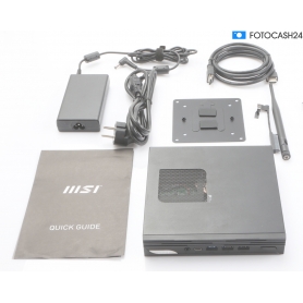 MSI PRO DP10 13M-034DE Mini PC Intel Core i5-1340P 1,9GHz 8GB RAM 512GB SSD Intel Iris Xe Graphics Windows schwarz (287856)