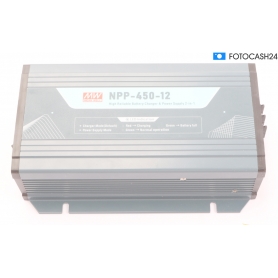 MW Mean Well NPP-450-12 Bleiakku-Ladegerät 12V Ladestrom 25A einstellbar blau (287879)