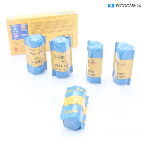 Kodak 5er Pack E100G 120mm Ektachrome Film (abgelaufen) (288632)