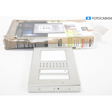 Vista Door m-e modern-electronics ADV-120.1 EG Türsprechanlage kabelgebunden Außeneinheit 2 Familienhaus Edelstahl (287838)