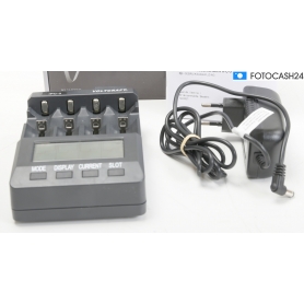 Voltcraft IPC-3 Rundzellen-Ladegerät Batterielader LiIon NiCd NiMH 4 Ladeplätze schwarz (287841)