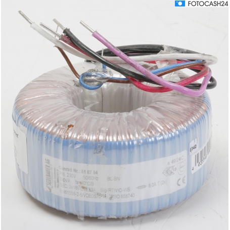 RINGKERNTRAFO 2 X 18 V 300 VA (287842)