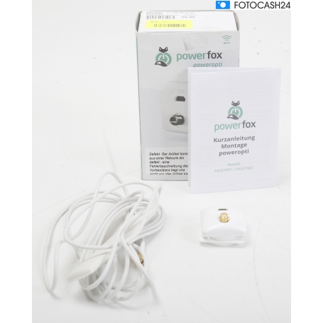 Powerfox PA201902 Energiekosten-Messgerät-Modul WLAN-Stromzählerausleser App-Steuerung weiß (287845)