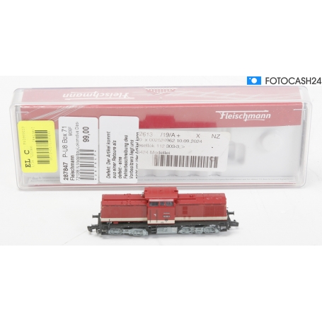 Fleischmann 721086 N Modellbau-Lokomotive Diesellok 112 303-3 der DR LüP/LüK 87mm Epoche IV (287847)