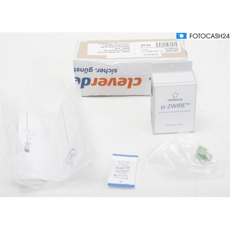 Renkforce RF-3395610 Netzwerkverlängerung LAN 2-Draht 300m Reichweite 200 MBit/s silber (287850)