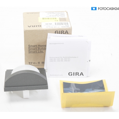 Gira 537667 Bewegungsmelderaufsatz Komfort, bis 2,2 m, System 3000, anthrazit (287855)