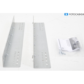 Rittal 5501.430 19" Netzwerkschrank-Schienen Gleitschienen 1HE 35x545mm Stahl (288973)