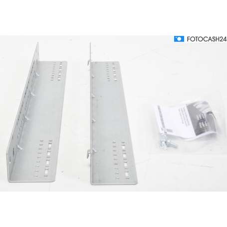 Rittal 5501.430 19" Netzwerkschrank-Schienen Gleitschienen 1HE 35x545mm Stahl (288973)