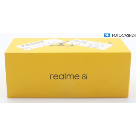 Realme 8i 6,6" Smartphone Handy 64GB 50MP Fingerabdrucksensor Dual-SIM Android schwarz (289146)