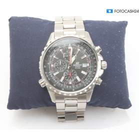 Casio EF-527D-1AVEF Herren-Armbanduhr Analoguhr Uhr wasserdicht bis zu 100m Tiefe Stahl schwarz (289206)