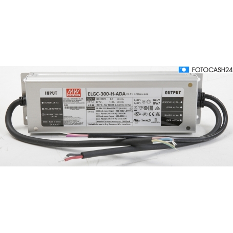 MW Mean Well ELGC-300-H-ADA LED-Treiber Trafo Konstantstrom Netzteil 301W 29-58V weiß (289283)
