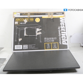 Westfield Performance Aircolite 100 Campingtisch, 100x68x63/76cm, grau/schwarz (287110)