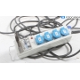 Pro Plus CEE-Mehrfachstecker auf 3xSchuko und 2xUSB, mit MCCB und RCD, 20m (287695)