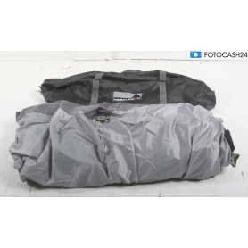 High Peak Pavillon, 3x3m, hellgrau/dunkelgrau/lime (287712)