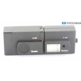 Rollei A 26 Pocket Kamera mit Blitz C26 (288785)