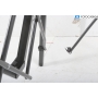KingCamp Granite Plus Rolltisch, 136x70x70cm, silber/schwarz (289081)