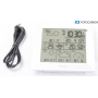 Technoline WD2000 Satelliten Wetterstation mit Außensensor Luftdruck Wettervorhersage silber (289238)