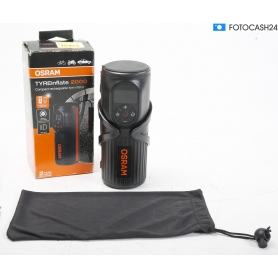 Osram Auto OTIR2000 Auto-Kompressor Reifenpumpe 8,3bar digitales Display Arbeitslampe schwarz (289296)