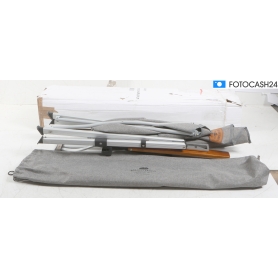 Holiday Travel Joplin Faltstuhl mit Holzarmlehne, grau/braun (289308)
