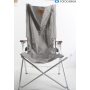 Holiday Travel Joplin Faltstuhl mit Holzarmlehne, grau/braun (289308)